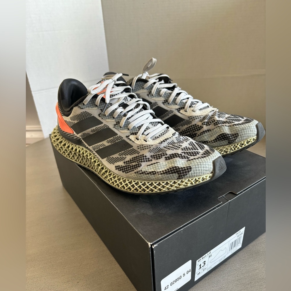 Mens Adidas 4D running shoes size 13
